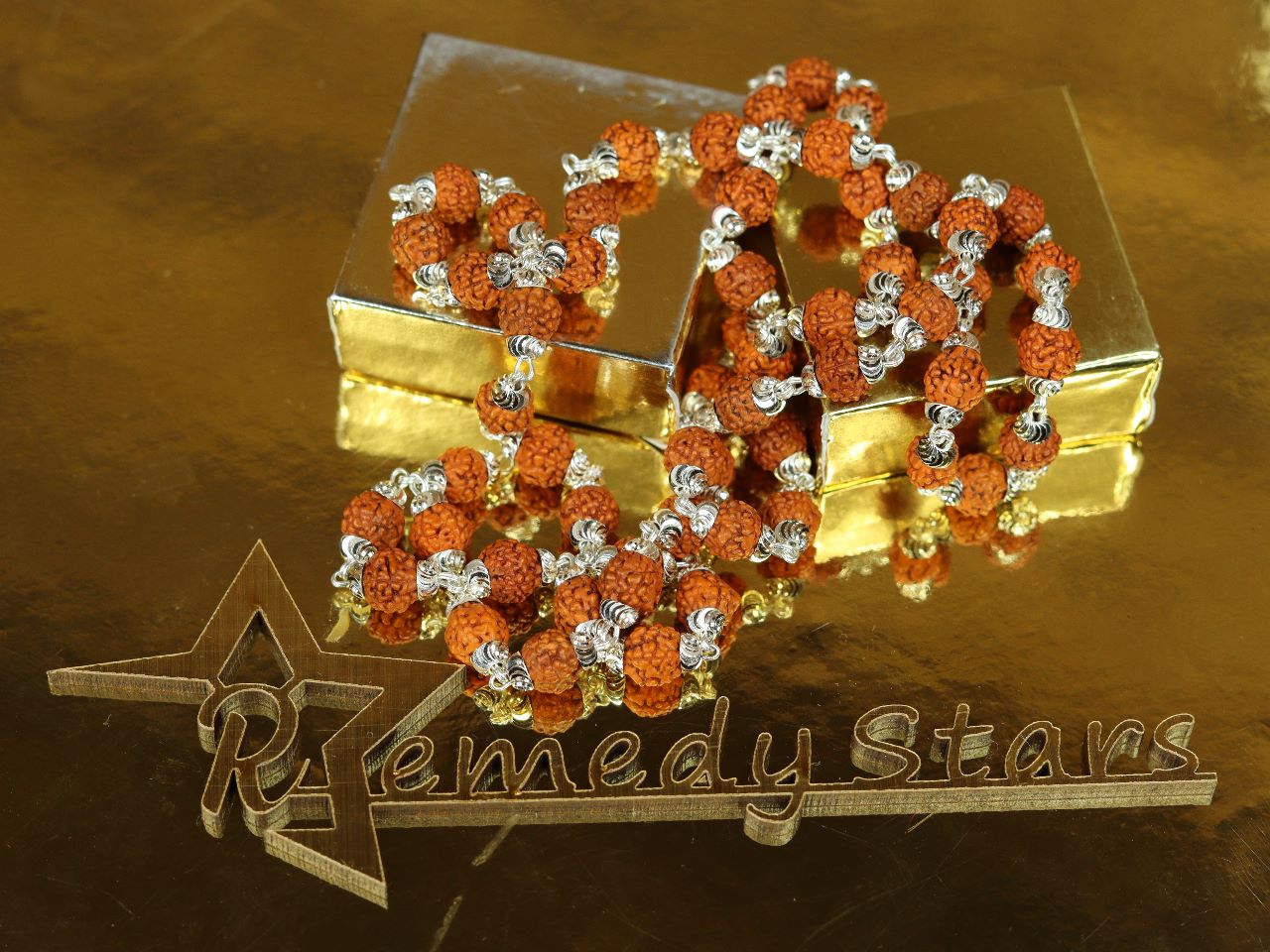 Silver Rudraksh Mala